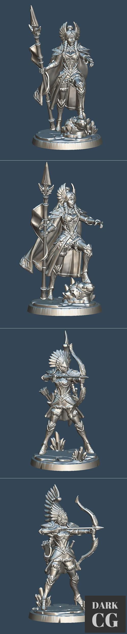 Valkyrie - Champion, Archer – 3D Print