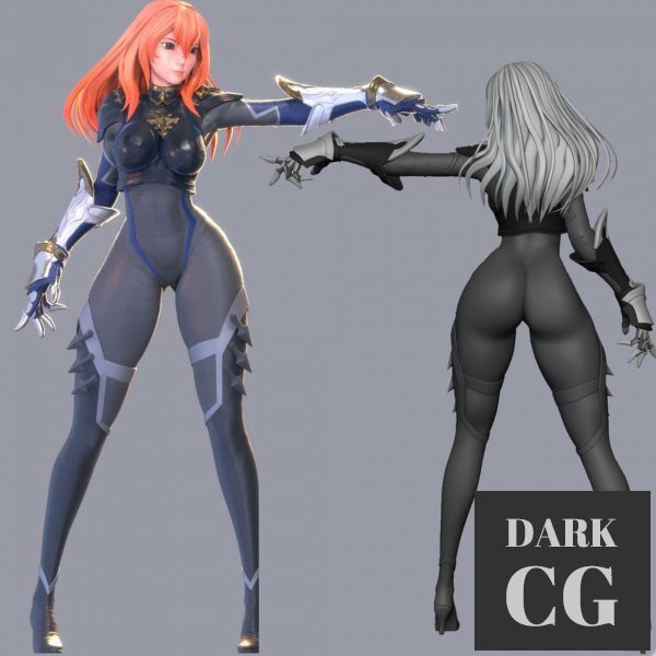 Ninja Girl Character creation videos - Full process