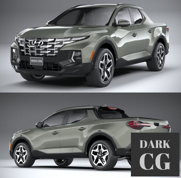 3D Model Hyundai Santa Cruz 2022