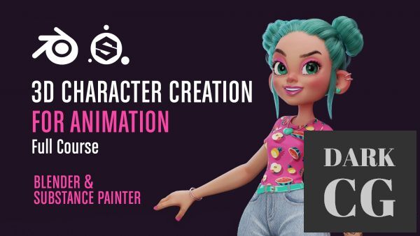 3D Character Creation for animation in Blender & Substance Painter