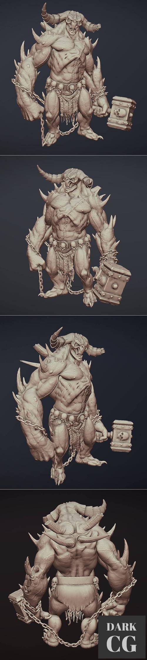 Hephasto the Armorer from diablo – 3D Print