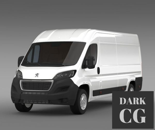 3D Model Peugeot Boxer Van L4H2 2017