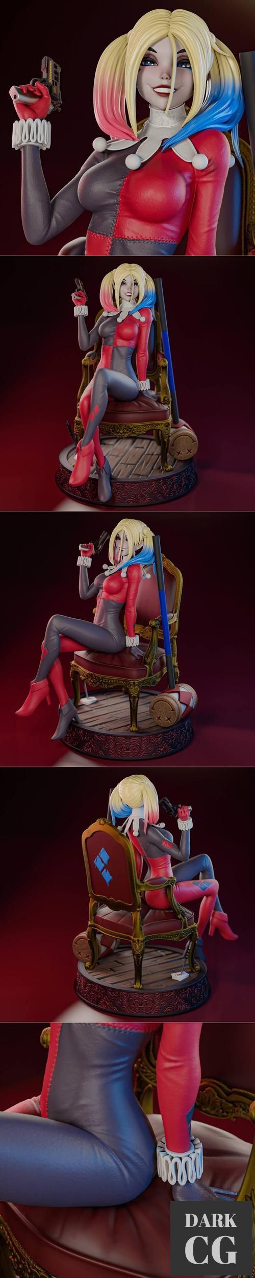 Harley Quinn Classic – 3D Print