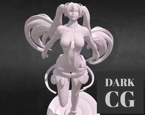 Hatsune Miku Append – 3D Print
