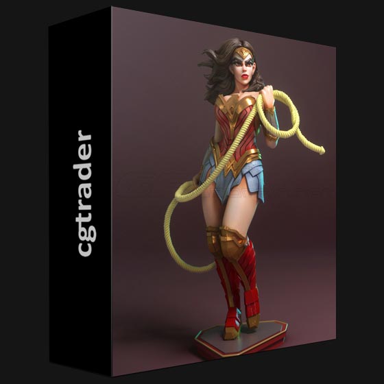 Cgtrader Wonder Woman 3D print model