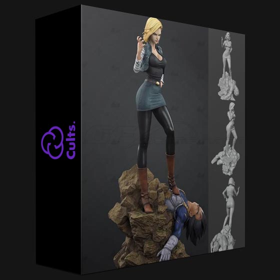 Cults3d Android 18 3D Print Model