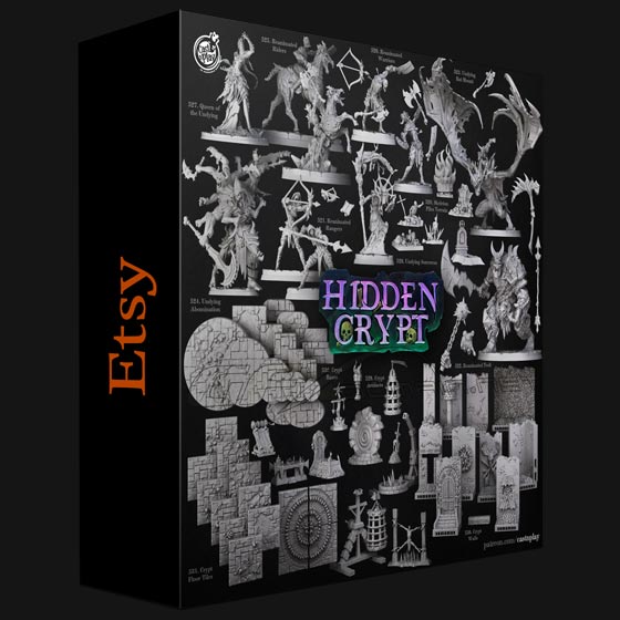 Cast n Play Hidden Crypt full set