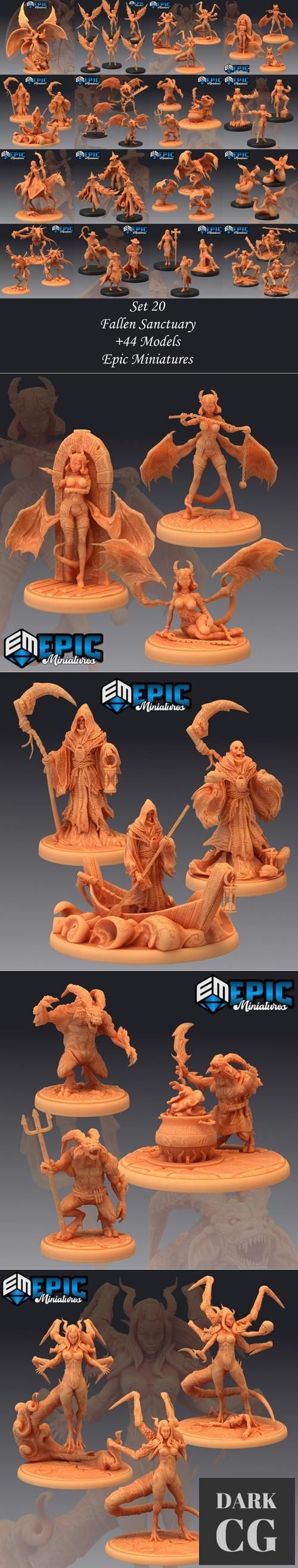 Epic Minis - Fallen Sanctuary – 3D Print