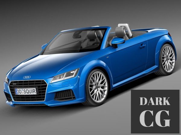 3D Model Audi TT Roadster 2015