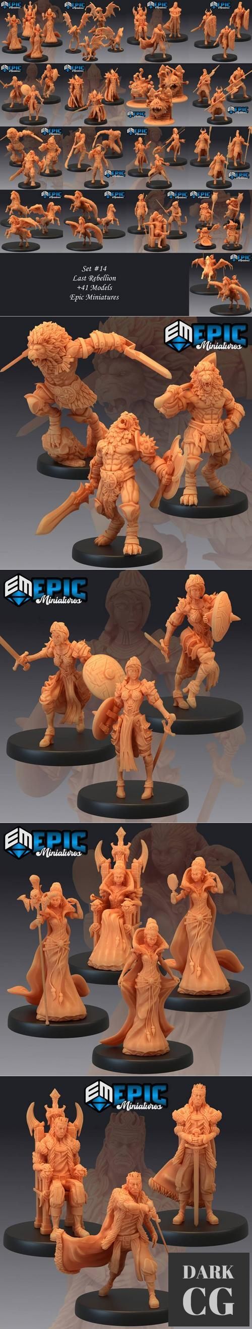 Epic Minis - Last Rebellion – 3D Print