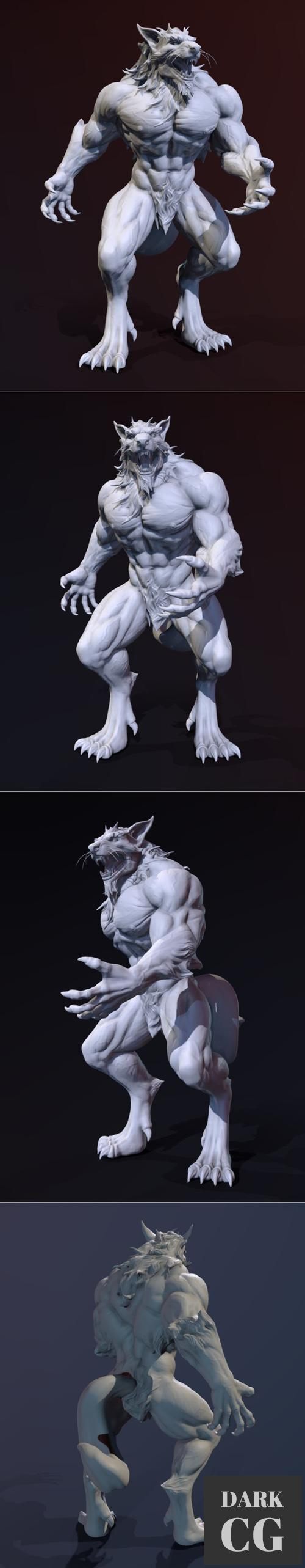 Warewolf Sculpt – 3D Print