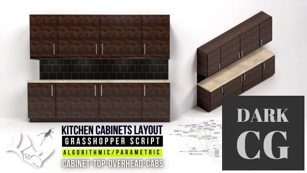 Skillshare – Rhino 3D and Grasshopper Kitchen Cabinets Parametric Architecture and 3D design