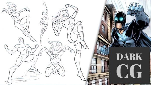 Udemy – How To Draw Dynamic Comic Book Superheroes – Start To Finish