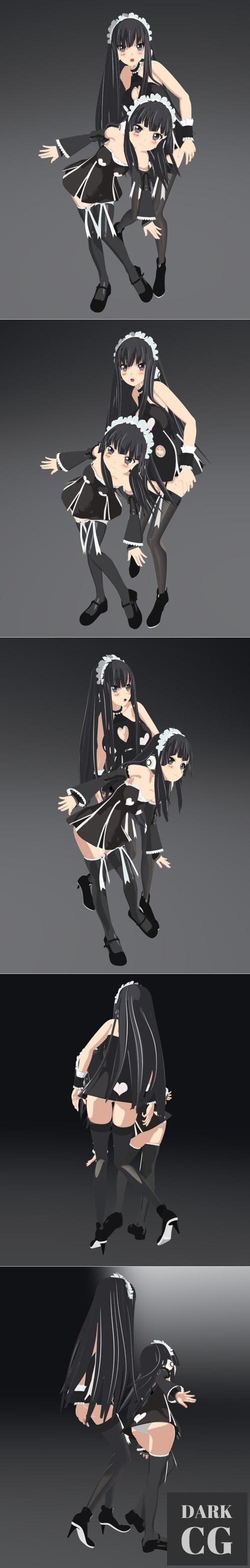 Original Anime Girls – 3D Print