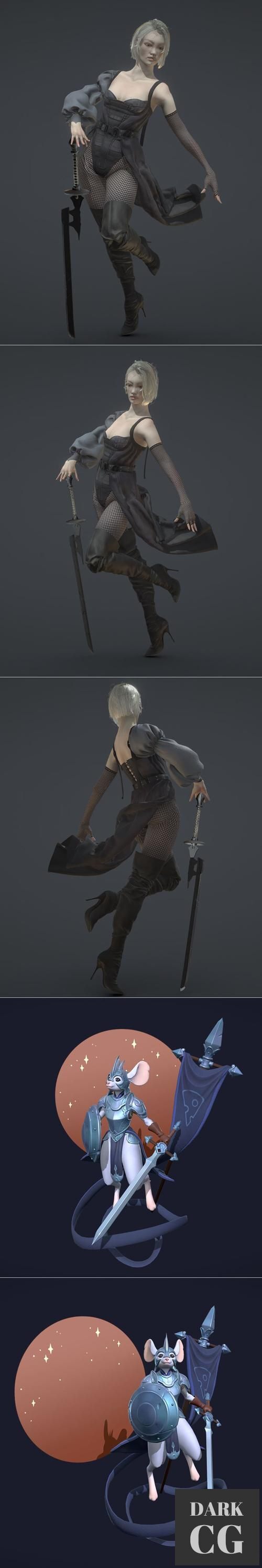 NieR Automata inspired character and Piper – 3D Print