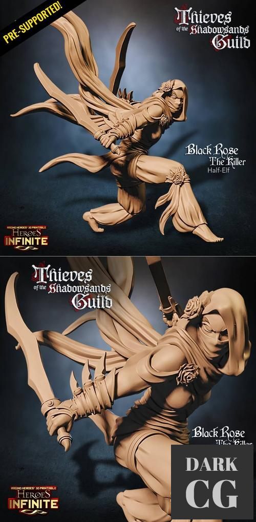 Black Rose the Killer – 3D Print