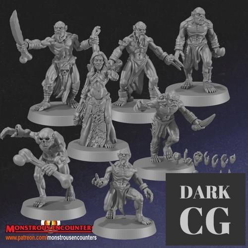 Ghouls x7 – 3D Print