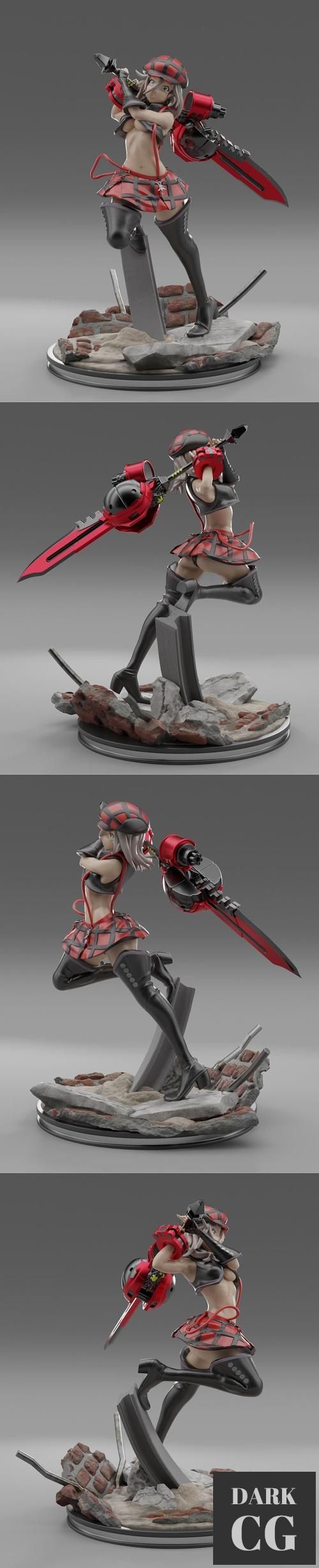 God Eater Alisa Jonathan – 3D Print