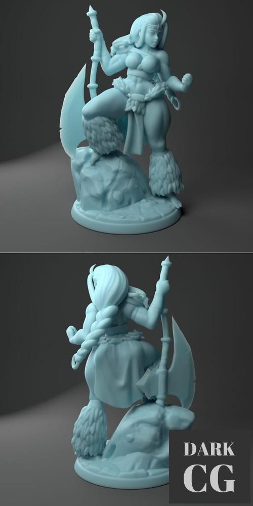 Skadi The Human Barbarian – 3D Print