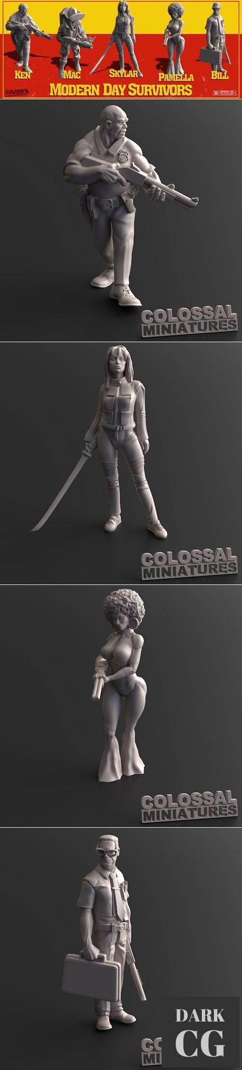 Modern Day Survivors Series 01 – 3D Print