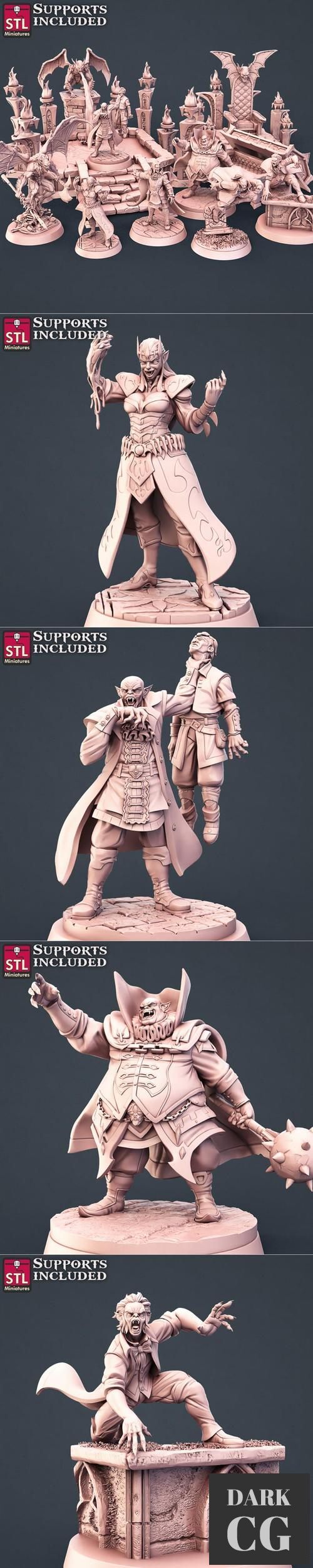 STL Miniatures - Vampire Set – 3D Print