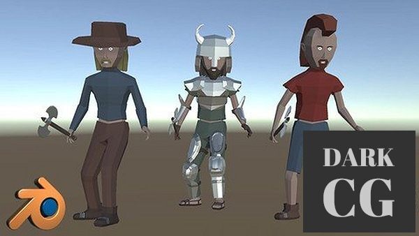 Udemy Low Poly Character Modeling Animation in Blender for Unity