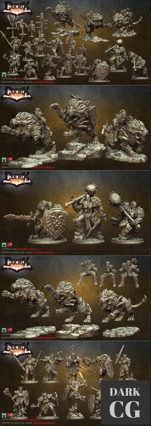 Codex Universalis - Black Lion Knighthood – 3D Print