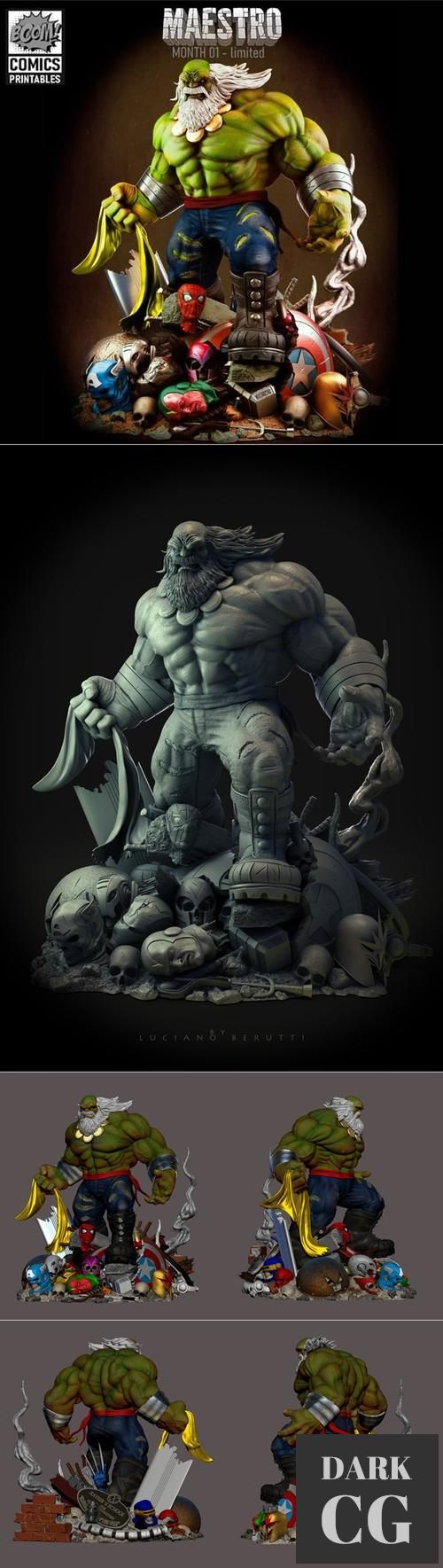 Maestro Hulk – 3D Print