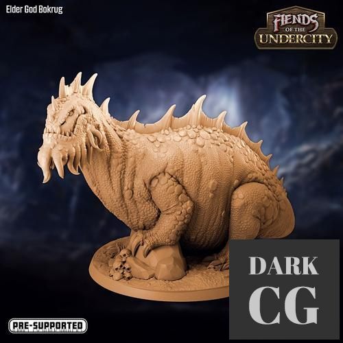 Elder God Bokrug – 3D Print