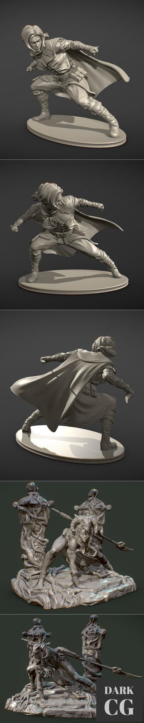 Halfling Rogue and Yaretzi – 3D Print