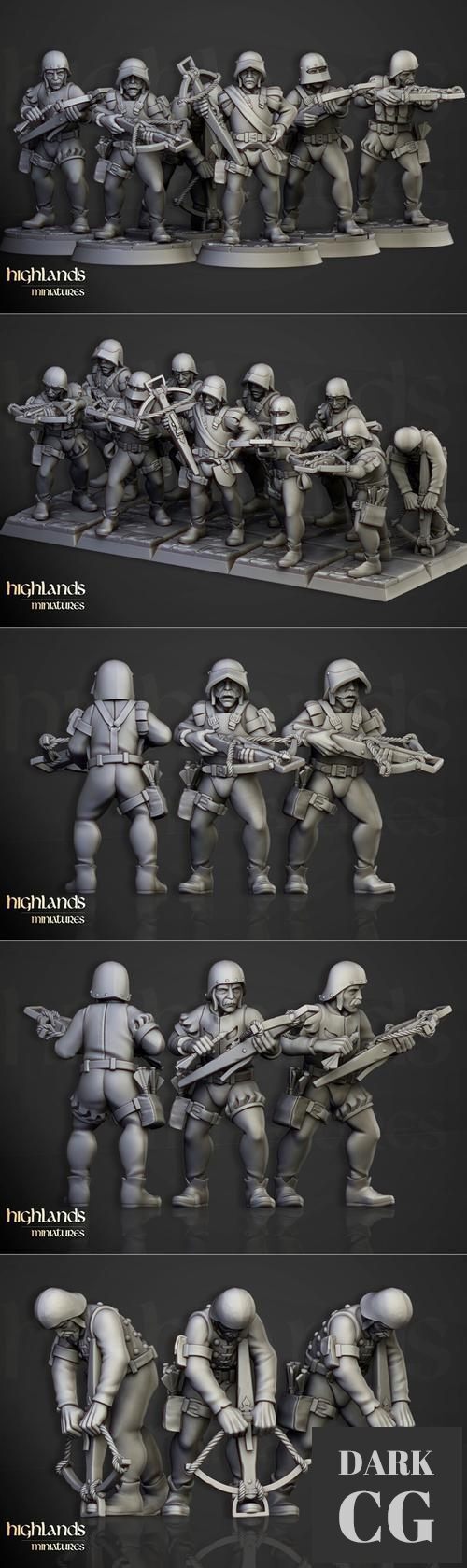 Highlands Miniatures - Sunland Crossbowman – 3D Print