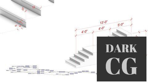 Udemy – Grasshopper Rhino 3D Stairs With Landing Parametric Design