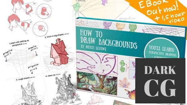 How to draw backgrounds and oher books by Mitch Leeuwe (PDF)