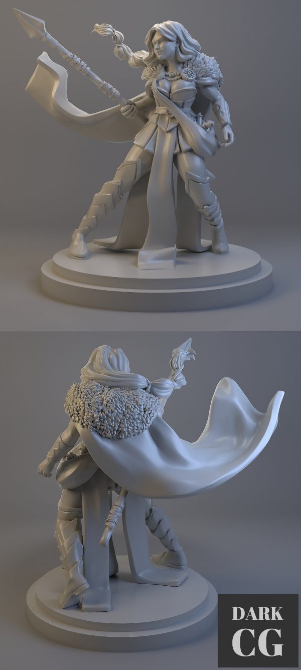 3D Model Gna Norse Goddess