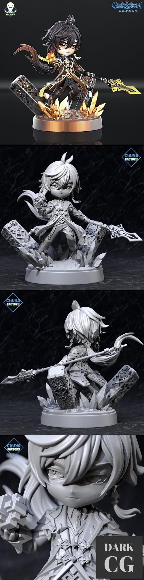 Zhongli CHIBI – 3D Print