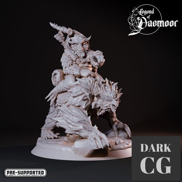 3D Model Owlfolk Mounted Archer