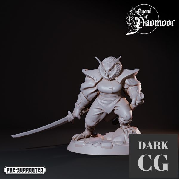 3D Model OwlFolk Sword Saint