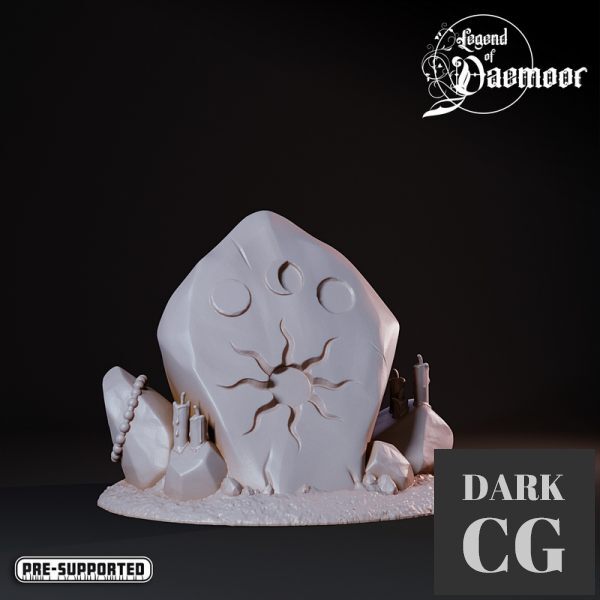3D Model Ritual Stone
