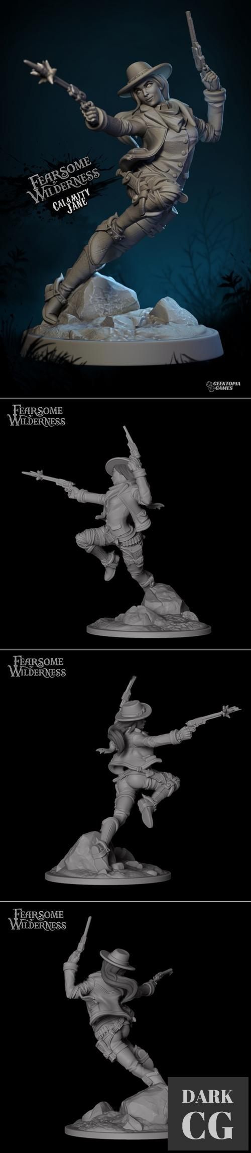 3D Model Calamity Jane 3D Print