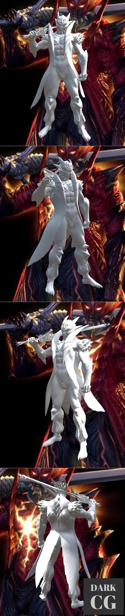 Devil May Cry IV - Dante Devil Form – 3D Print