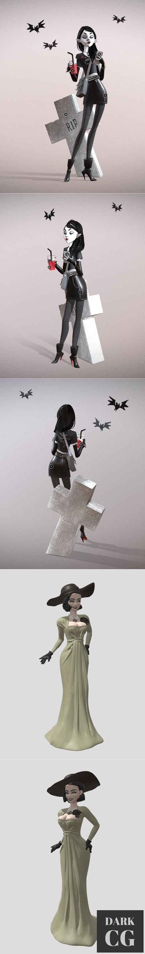 Vampire Lady and Resident Evil 8 Vampire lady – 3D Print