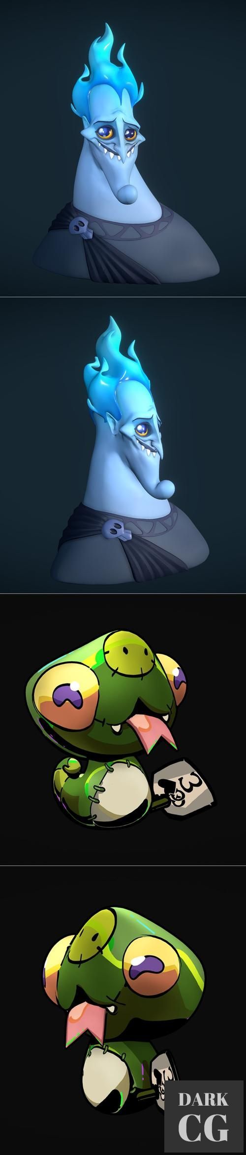 Cute Hades and Fidi - Hades Companion – 3D Print