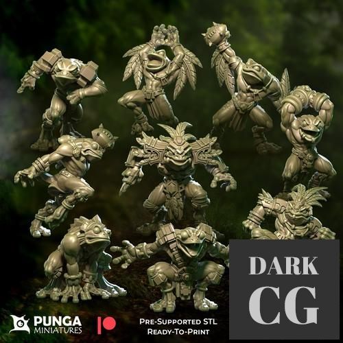 Punga Miniatures - Jungle Avengers Part 2 June 2022 – 3D Print
