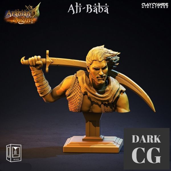 3D Model Ali Baba Bust