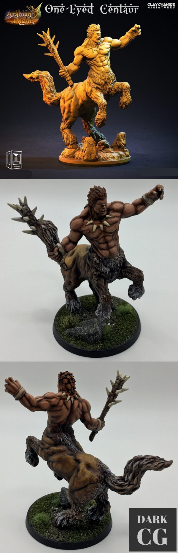 3D Model One Eyed Centaur