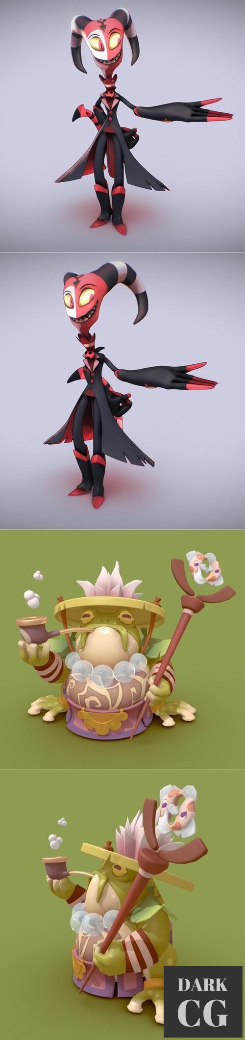 3D Model Blitzo and Sir Big Croak The Seer 3D Print