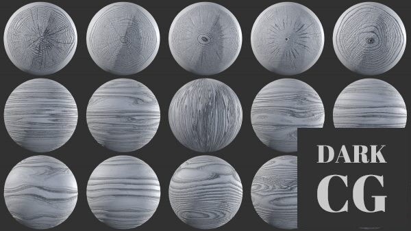 ArtStation – 50 Wood Alpha