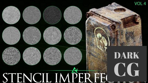 ArtStation MEGA PACK 100 Practical and useful Stencil imperfection VOL 4