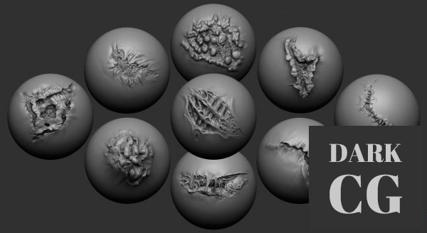 ArtStation – Ragged_meat brush for Zbrush