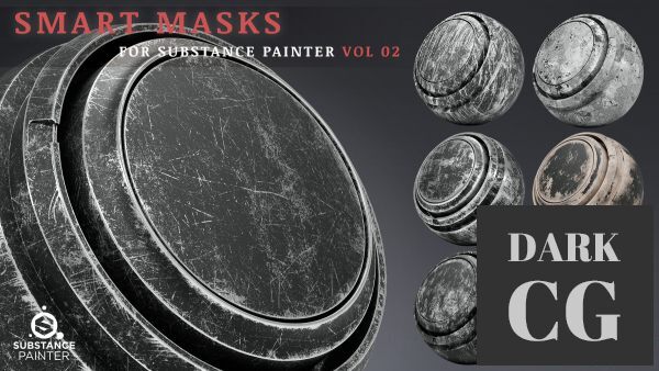 ArtStation High Detail Smart Masks substance painter Vol 02